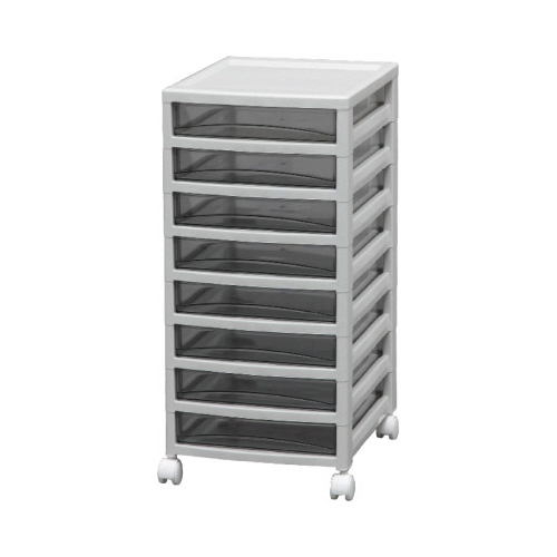 フロアケース　オフィスチェスト　浅型８段画像