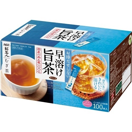新茶人早溶け旨茶　さらっと麦茶スティック１００本画像