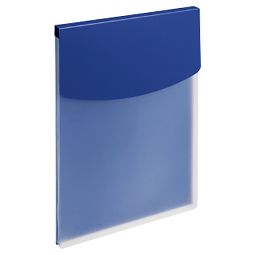 ﾎﾙﾀﾞｰﾌｧｲﾙ(ﾋﾞｼﾞｶﾙ) ﾌﾀ付 A4ﾀﾃ 325×225mm 背幅16mm ﾌﾞﾙｰ 1冊画像