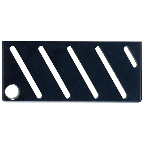 HACCP庖丁差用ｶﾗｰﾌﾟﾚｰﾄ A(斜め)ﾀｲﾌﾟ ﾌﾞﾗｯｸ 1枚画像