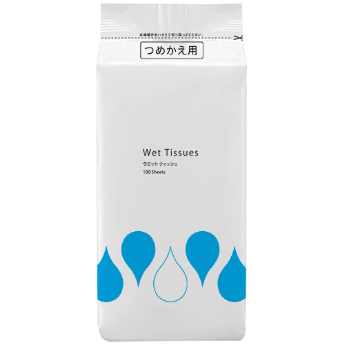 ｳｴｯﾄﾃｨｯｼｭ ﾎﾞﾄﾙ詰替 1ﾊﾟｯｸ(100枚)