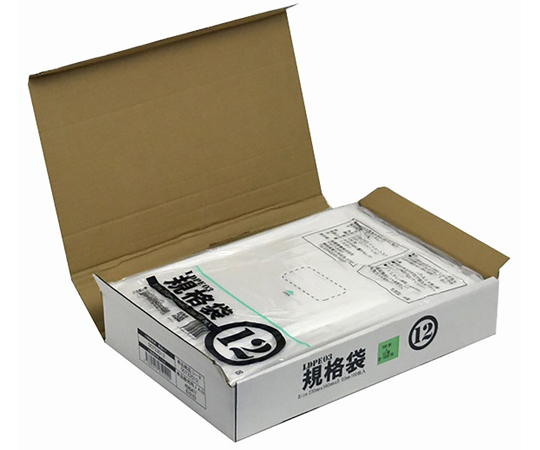 小箱売：PE規格ポリ袋　03透明　12号　100枚×10冊入画像