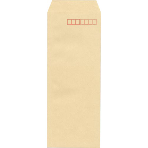 クラフト封筒　長４０　７０ｇ　１００枚入画像