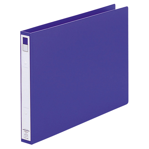 ﾘﾝｸﾞﾌｧｲﾙ(ｶﾄﾞﾛｯｸ&ﾂｲｽﾄﾘﾝｸﾞ) B4ﾖｺ 2穴 200枚収容 背幅36mm 青 1冊画像