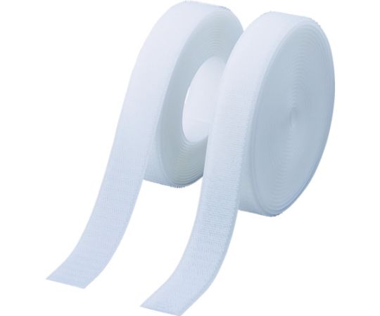 マジックテープ　縫製タイプ　25mmX5m　白（1巻=1セット）画像