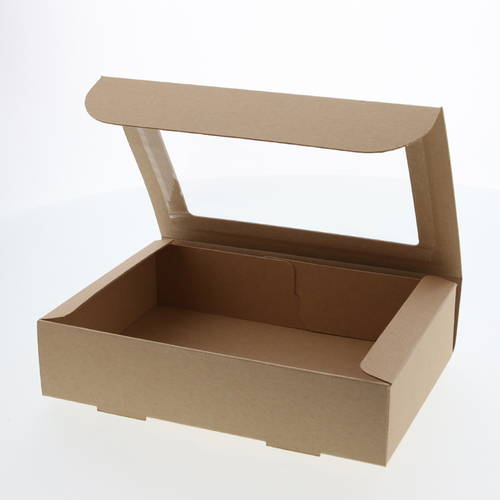 フレームBOX（クラフト紙・212×縦150×高50mm 窓サイズ・160×100mm）画像