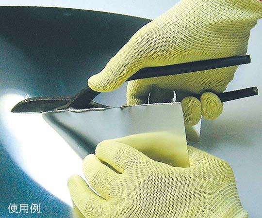13G ケブラーSD-SUS手袋 233mm 1箱（10双入） 手袋が整然と箱に収められた側面の様子