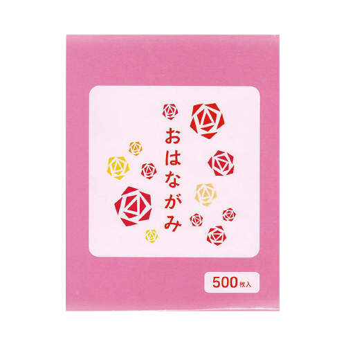 お花紙　桃　５００枚　×５画像