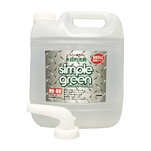 ｼﾝﾌﾟﾙｸﾞﾘｰﾝｸﾘｽﾀﾙ4L詰替用 1個画像