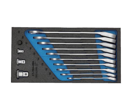 オフセットコンビラチェットスパナ 1500CT1‐7URA 1セット（14個入）画像