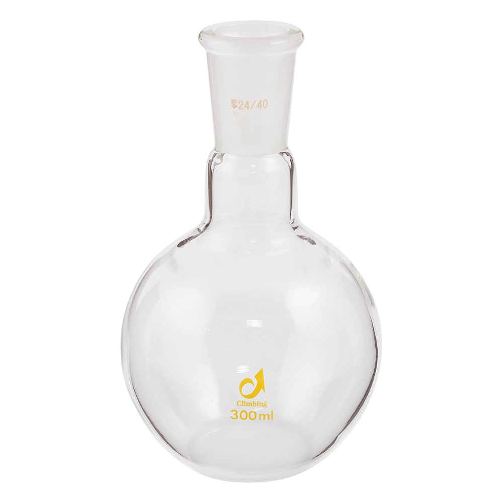 共通摺合短首平底フラスコ　300mL　TS24／40