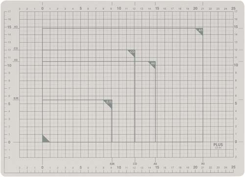 カッティングマットＡ４　ライトグレー画像