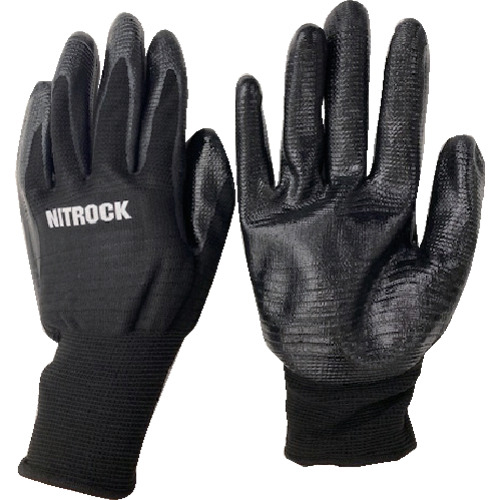 背抜き手袋 ﾆﾄﾛｯｸﾌﾟﾚﾐｱﾑ N-3550 13ﾌﾞﾗｯｸ M 1双画像