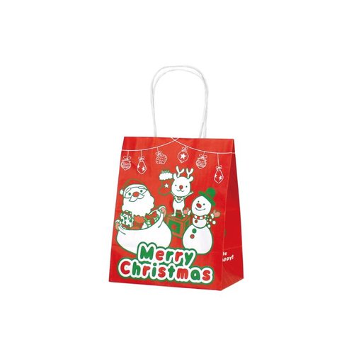 紙手提袋 T-2 クリスマスバスケット ベルベ画像
