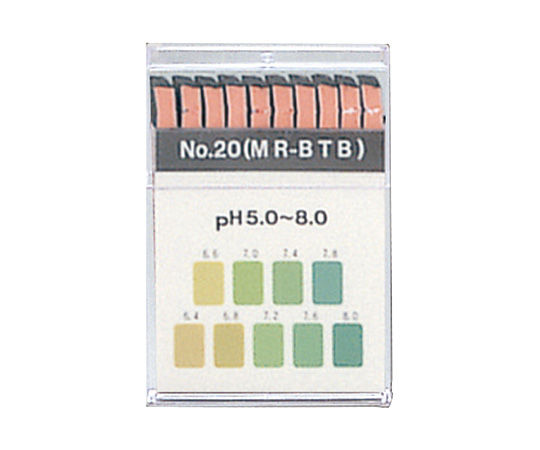 pH試験紙 ブックタイプ No.20 1箱（20枚×10個入）画像