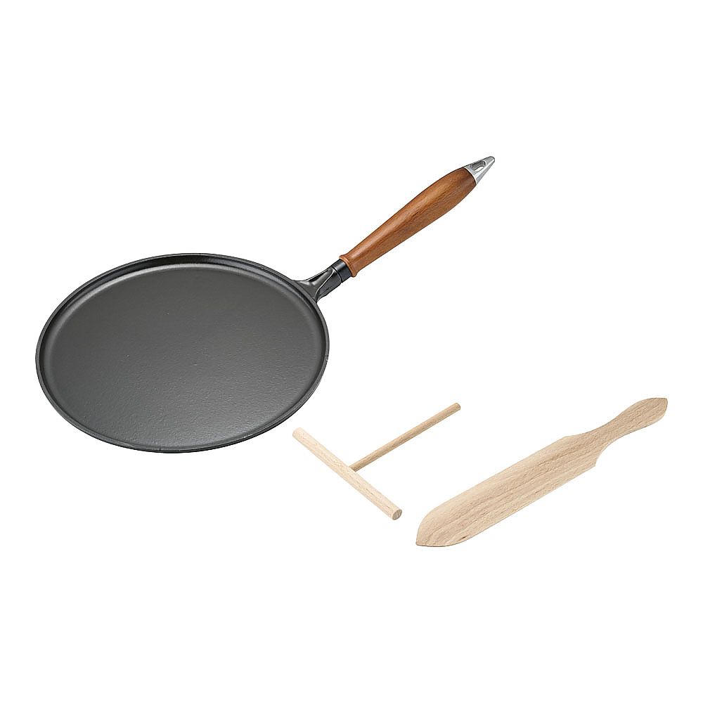 ストウブ 木柄クレープパン 40509-525 28cm