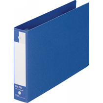 ﾍﾟｯﾄﾌｧｲﾙ A5ﾖｺ 2穴 180枚収容 背幅35mm 青 1冊画像