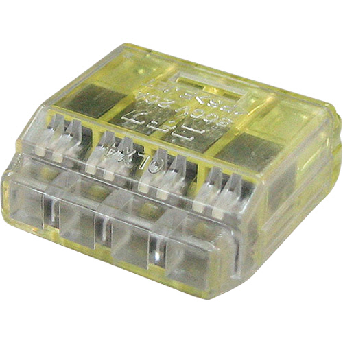 差込形電線ｺﾈｸﾀｰ 極数4 1ﾊﾟｯｸ(8個)画像