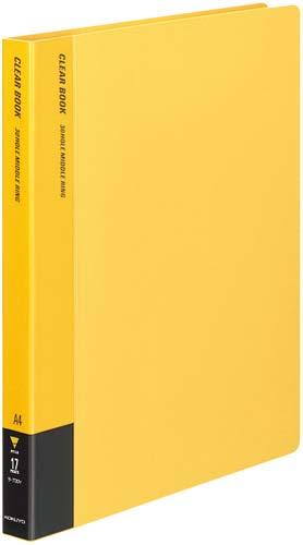 クリヤーブック替紙式黄Ａ４縦背幅２７ｍｍ１０冊画像