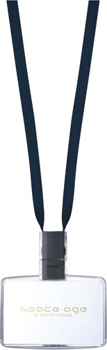 リールタイプカードホルダー　ＩＣサイズ　ブラック画像