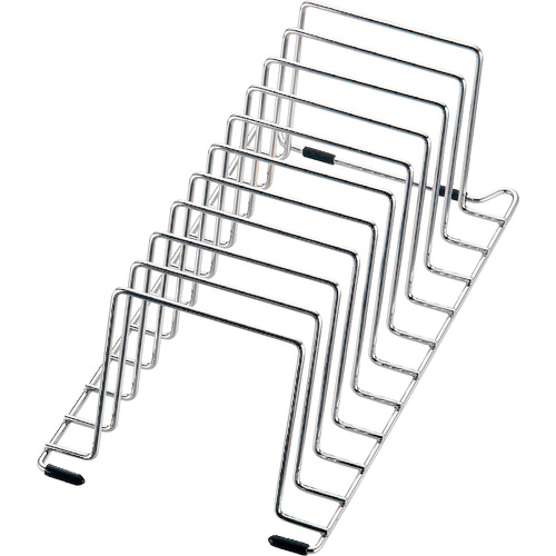 TKG えいむ ｽﾁｰﾙ10列ﾒﾀﾙﾎﾙﾀﾞｰ ｽﾀﾝﾄﾞHC-5 ｸﾛｰﾑ 1個画像