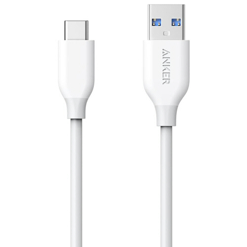ANKER PowerLine USB Type-Cｹｰﾌﾞﾙ 0.9m ﾎﾜｲﾄ 1本