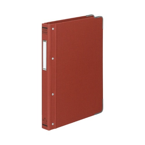 バインダーＭＰ　Ｂ５縦１００枚収容　総布貼　赤４冊画像