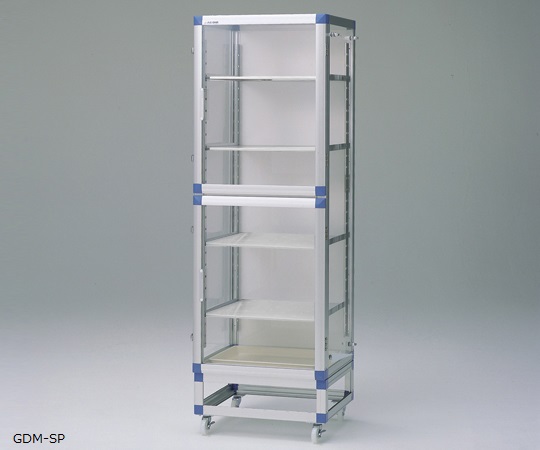 ガス置換デシケーター（マグネットパッキン扉仕様）　強化プラスチック　574×523×1765mm画像