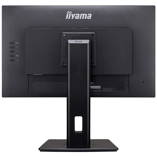 ProLite 23.8型液液晶ディスプレイ ブラック 1台 スタンドに支えられたディスプレイが正面を向いている様子