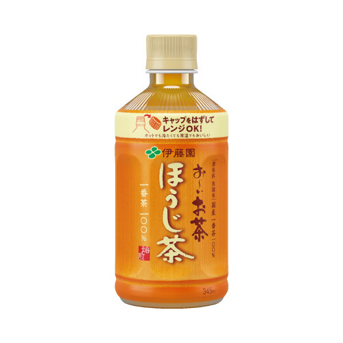 おーいお茶ほうじ茶（レンジ対応）３４５ｍｌ　４８本画像