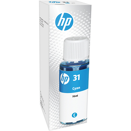 HP31 ｲﾝｸﾎﾞﾄﾙ ｼｱﾝ 1VU26AA 1個画像