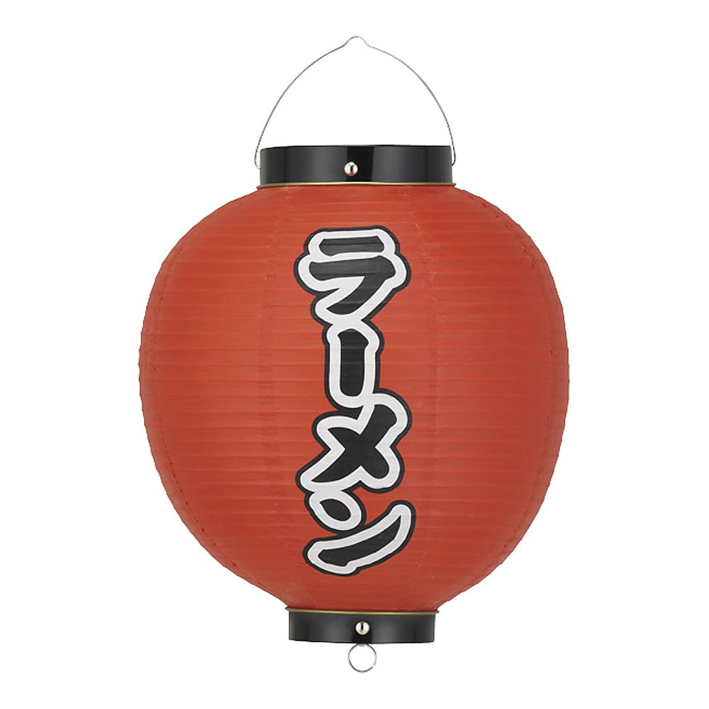 ビニール提灯 印刷9号丸型 ラーメン b368画像