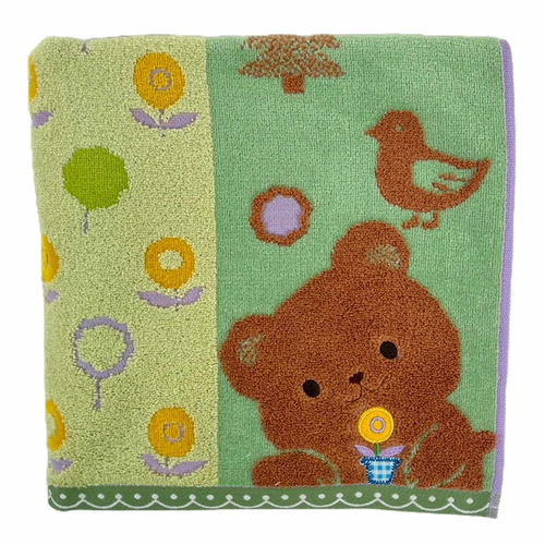 ホイップクリーム バスタオル 60×120cm クマ画像