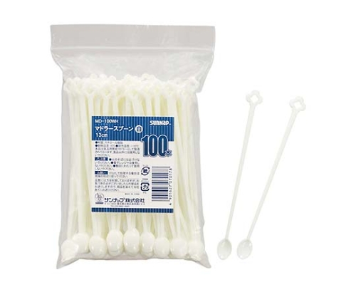マドラースプーン MD-100(100本入)アイボリー画像