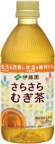 さらさらむぎ茶　５００ｍｌ　２４本画像