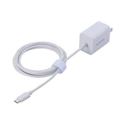 Ｔｙｐｅ－Ｃ充電器　ケーブル一体型　１．５ｍ　白