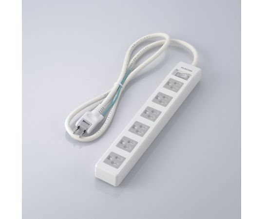 タップ　3P6個口　差込口2P　一括スイッチ　マグネット・ホコリシャッター付　1m　RoHS対応画像