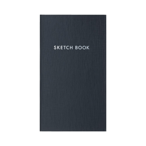 野帳スケッチ３ｍｍ方眼チャコールブラック