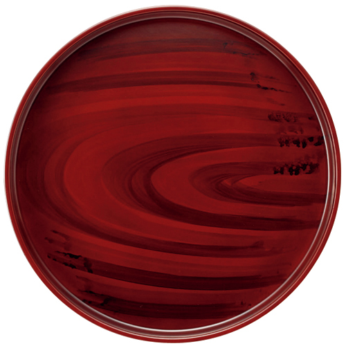 PC丸盆 平安杢 Φ300mm 1枚画像