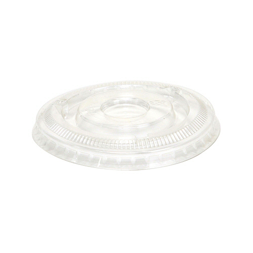 透明ｶｯﾌﾟ A-PET 平蓋 口径74mm 穴なし 1ｾｯﾄ(2000個:50個×40ﾊﾟｯｸ)画像