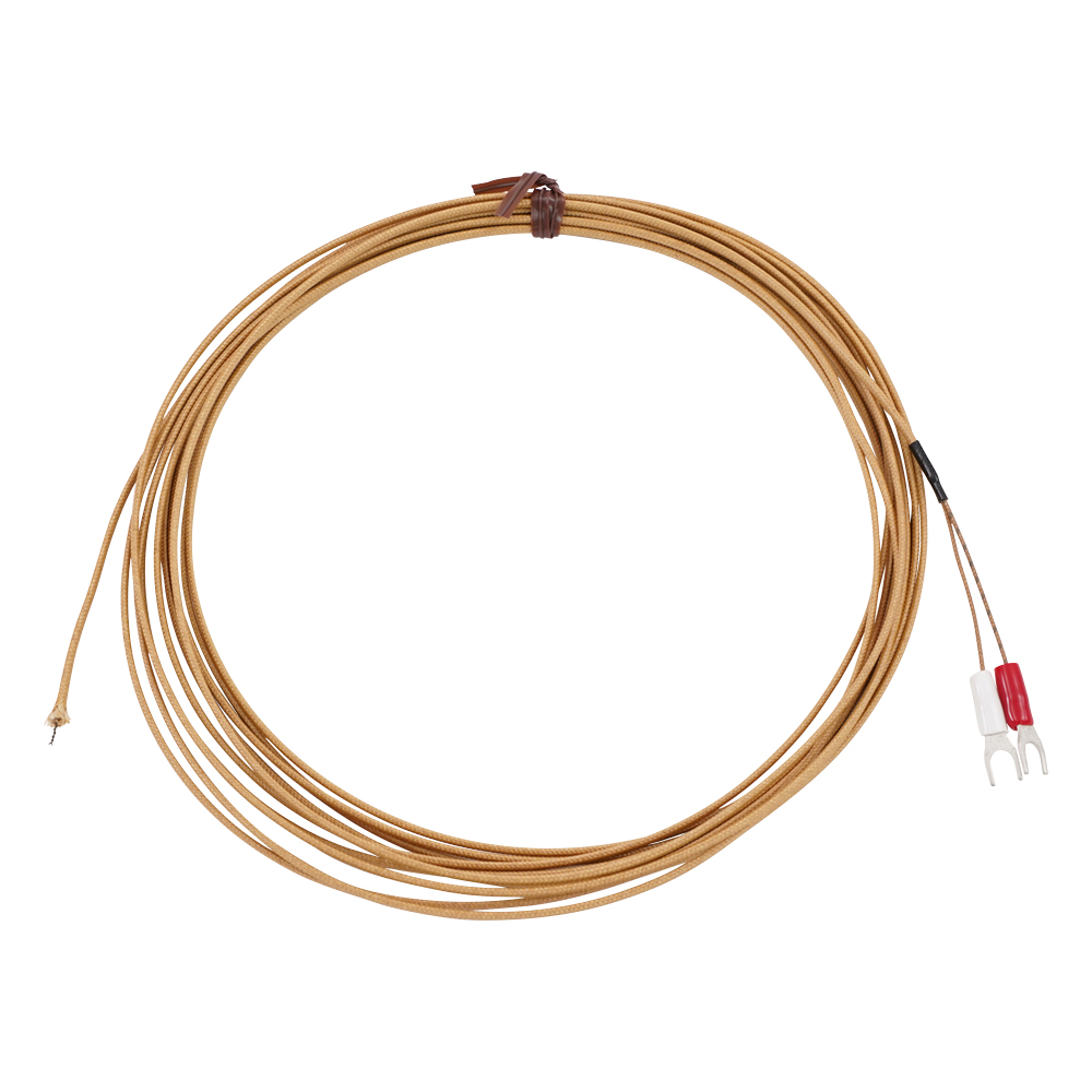 被覆熱電対（デュープレックス）　シリカガラス被覆　Y端子　5m画像