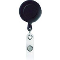 ﾘｰﾙ付ｸﾘｯﾌﾟ 黒 1個画像