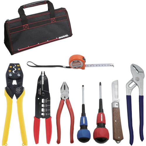 電気工事士技能試験工具ｾｯﾄ VA線ｽﾄﾘｯﾊﾟｰ付き 1ｾｯﾄ画像