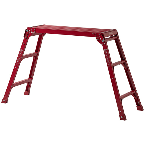 ｱﾙﾐ作業台 3段 ﾚｯﾄﾞ 1台