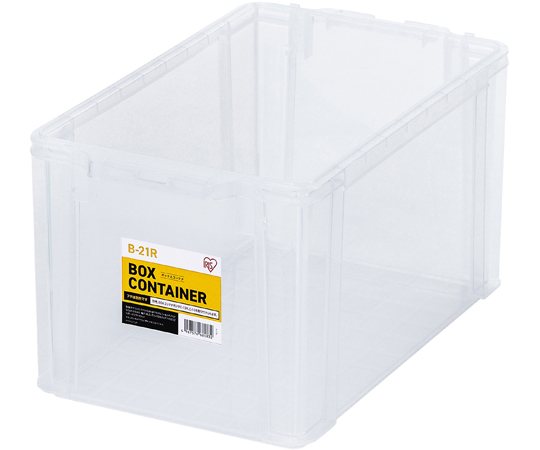 ボックスコンテナ クリア W437×D284×H238mm