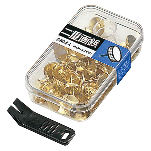 二重画鋲 1ｾｯﾄ(18000本:60本×300ｹｰｽ)