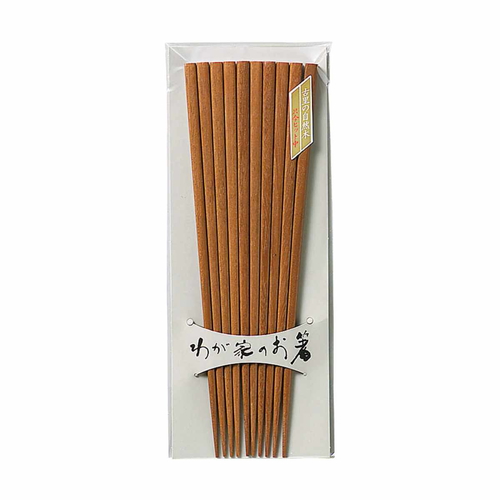 客用箸 鉄木細口 5膳画像