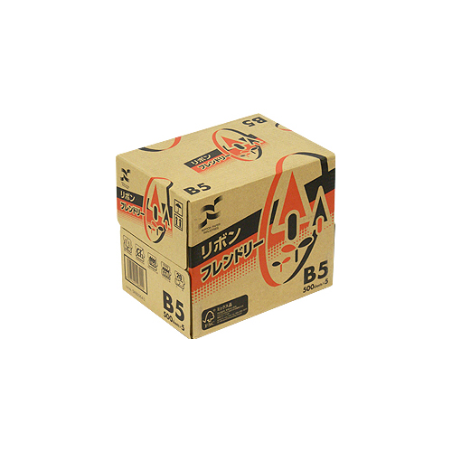 ﾘﾎﾞﾝﾌﾚﾝﾄﾞﾘｰ B5 1ｾｯﾄ(2500枚:500枚×5冊)画像