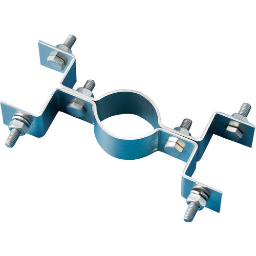 平ﾘﾌﾞ用取付金具 丸型ﾎﾟｰﾙ/両面表示 金具605U-W ﾎﾟｰﾙ径60.5mmφ ｱﾙﾐ 1個画像