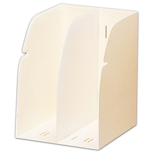 ﾘｸｴｽﾄ ﾌﾞｯｸｽﾀﾝﾄﾞ 2ﾌﾞﾛｯｸ 白 1個画像